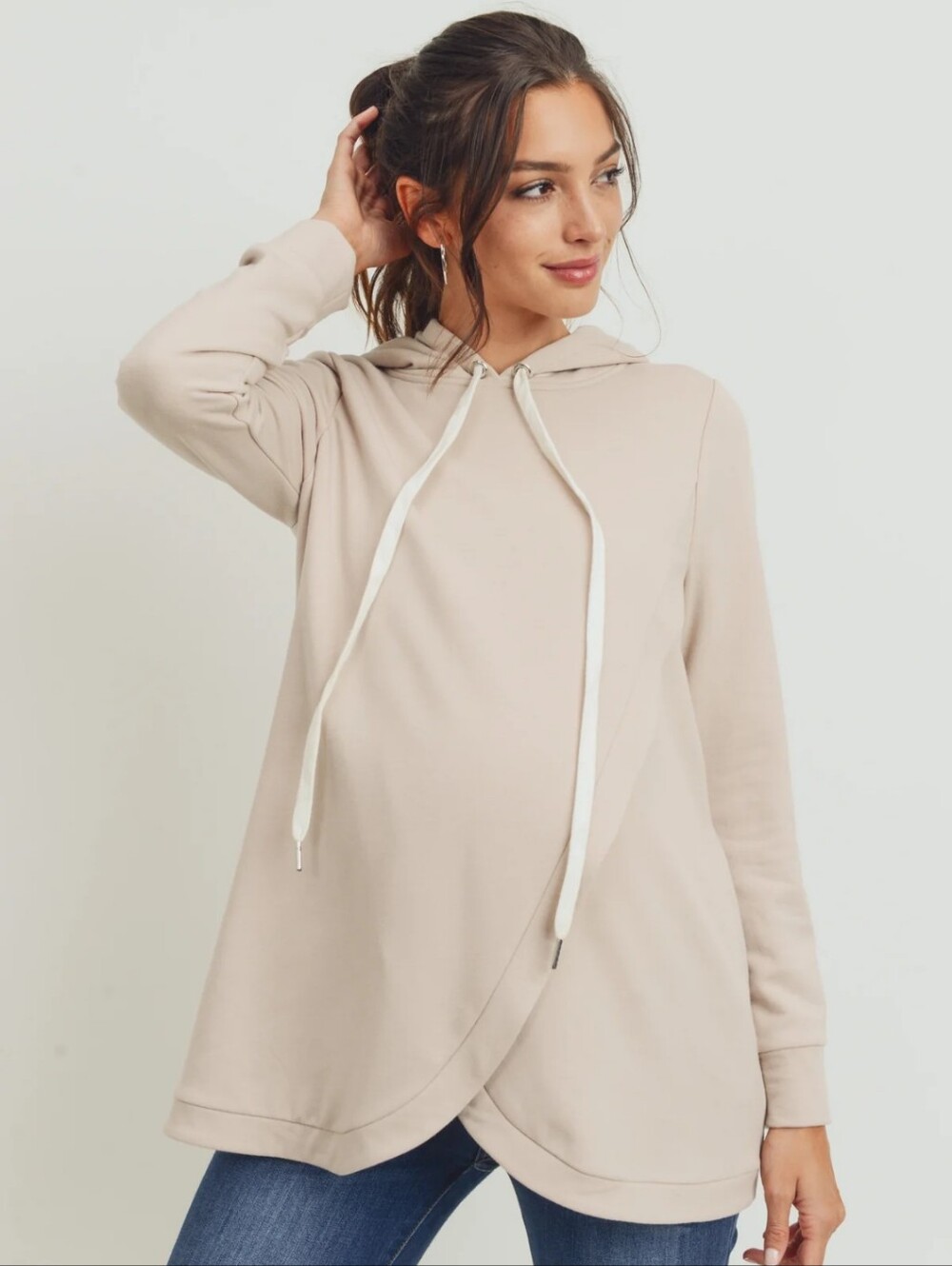 Hello Miz Maternity / Nursing Hoodie [M]
